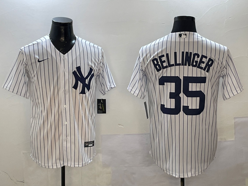 Men's New York Yankees Cody Bellinger #35 White Home Jersey
